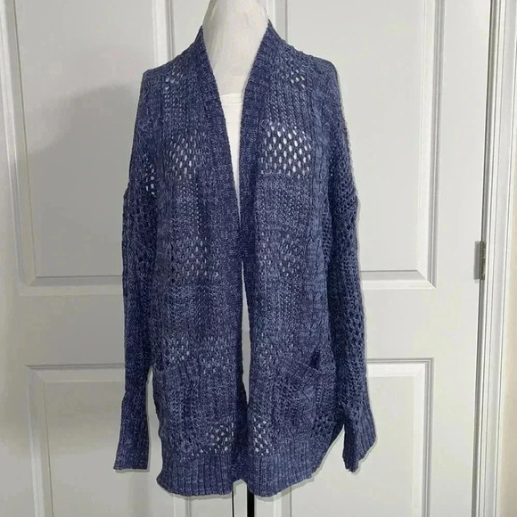Terra & Sky Blue Cardigan Sweater.​​​ - Picture 1 of 6